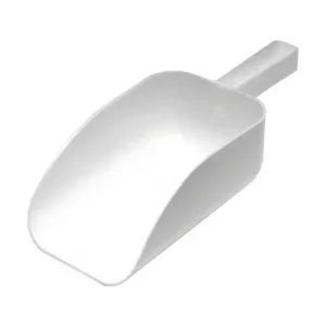 A white ice scoop