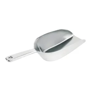 aluminium silver scoop