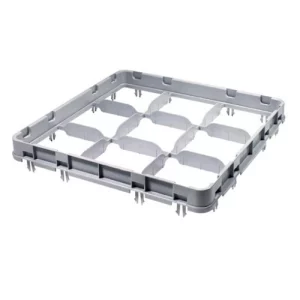 An image of an Artis GoldPlas 9 Compartment Rack 1 Extender Grey 50 x 50cm