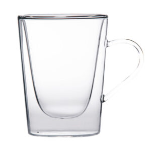 Duos Double Walled Glass Latte Mug 10.5oz