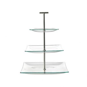 3 Tiered Glass Cake Stand