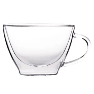 An image of a Luigi Bormioli Duos Double Walled Glass Cappuccino