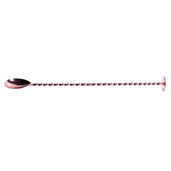 Twisted Bar Spoon (copper plated)-0