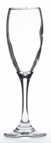 Teardrop Champagne Flute 6oz Lined @ 125ml CE