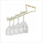 Glass Hanger 16 Inch BRASS c/w 3 screws