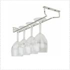 Glass Hanger 16 Inch CHROME c/w 3 screws