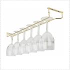 Glass Hanger 24 Inch BRASS c/w 3 screws