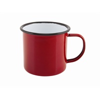 Red Enamel Mug 12.5oz