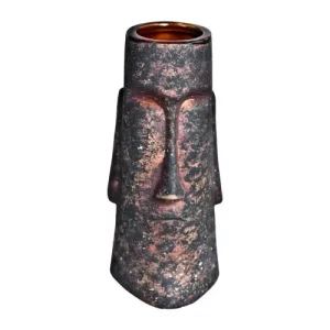 black and copper tiki mug for cocktails