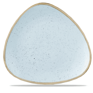 Churchill Super Vitrified Stonecast Triangle Plate Duck Egg Blue 31.12cm/12.25"