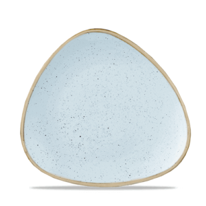 Churchill Stonecast Triangle Plate 9″ Duck Egg Blue