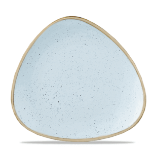 Churchill Stonecast Triangle Plate 9" Duck Egg Blue