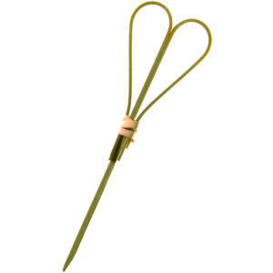 Looped Heart Skewer Green