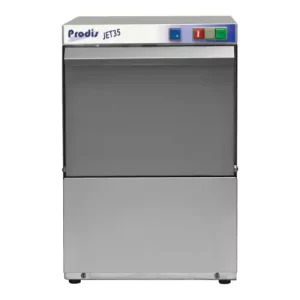 a image of Prodis JET35 Glasswasher with Gravity Drain 350mm Basket