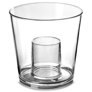 BBP Polycarbonate Bomb Shot Glass 100ml + 25ml/3.5oz + 1oz UKCA/CE