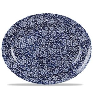 Willow Victorian Calico Oval Dish 14.3"-0