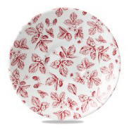 Cranberry Bramble Georgian Saucer 5.5"-0