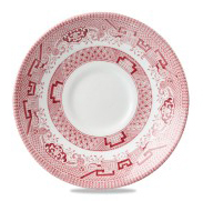 Cranberry Willow Georgian Saucer 5.5″