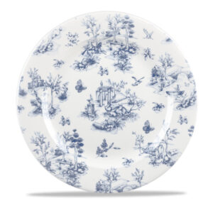 Churchill Prague Toile Plate 12"-0