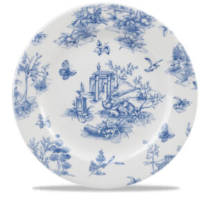 Churchill Super Vitrified Prague Toile Plate 20.96cm/8.25"