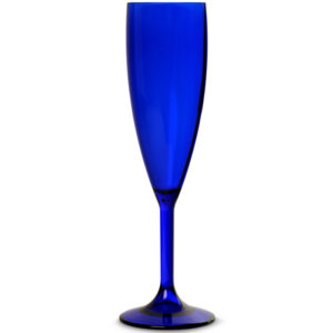 BBP Royal Blue Premium Polycarbonate Champagne Flute 185ml/6.5oz