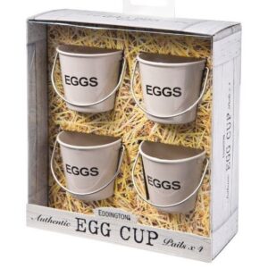 Cream "Eggs" Egg Cup Pails