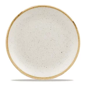 Churchill Super Vitrified Stonecast Coupe Plate Barley White 16.5cm