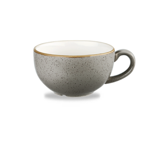 Churchill Stonecast Cappuccino Cup 8oz Peppercorn Grey