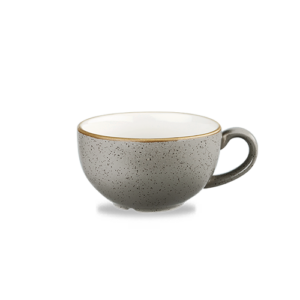 Churchill Stonecast Cappuccino Cup 12oz Peppercorn Grey