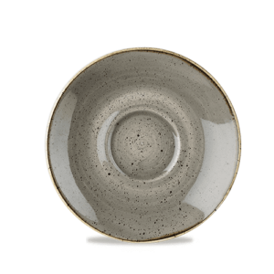 Churchill Stonecast Saucer 6.25" Peppercorn Grey