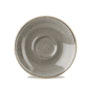 Churchill Stonecast Saucer 4.25" Peppercorn Grey