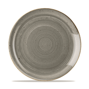 Churchill Stonecast Coupe Plate 10.25″ Peppercorn Grey