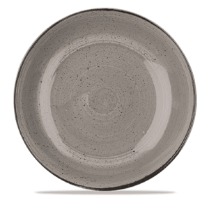 Churchill Stonecast Large Coupe Bowl 12″ Peppercorn Grey