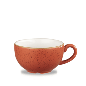 Churchill Stonecast Cappuccino Cup 8oz Spiced Orange