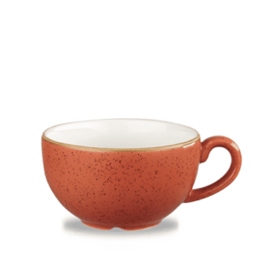 Churchill Stonecast Cappuccino Cup 12oz Spiced Orange