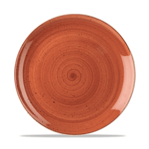 Churchill Stonecast Coupe Plate 10.25″ Spiced Orange