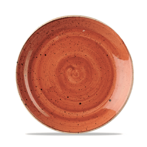 Churchill Stonecast Coupe Plate 8.75" Spiced Orange