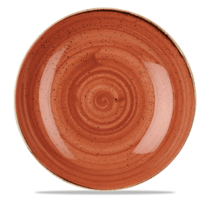 Churchill Stonecast Large Coupe Bowl 12" Spiced Orange