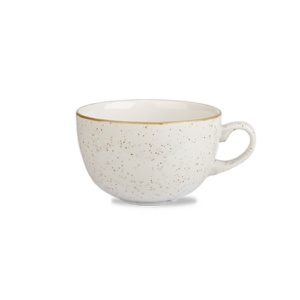 Churchill Stonecast Cappuccino Cup 12oz Barley White