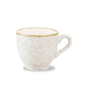 Churchill Stonecast Espresso Cup 3.5oz Barley White