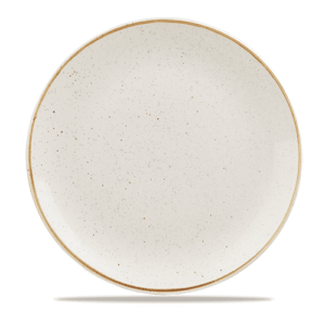 Churchill Stonecast Coupe Plate 11.25″ Barley White