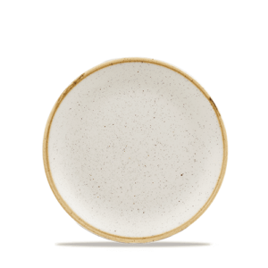 Churchill Stonecast Coupe Plate 6.5″ Barley White