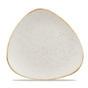 Churchill Stonecast Triangle Plate 10.5″ Barley White