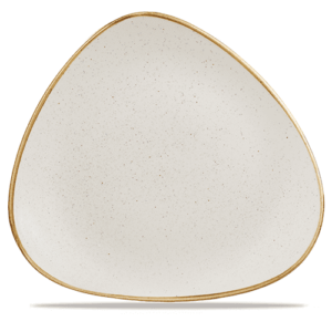 Churchill Stonecast Triangle Plate 12.25″ Barley White