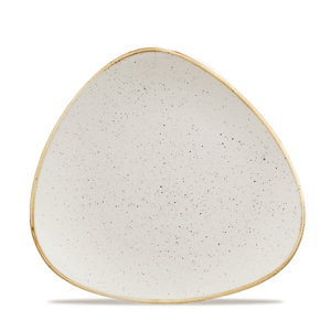 Churchill Stonecast Triangle Plate 7.75″ Barley White