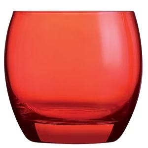 An image of a Arcoroc Colour Studio Red Rocks Whisky Glass 305ml