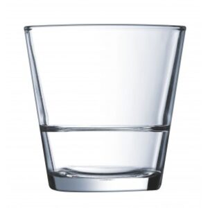 Arcoroc Stack Up Rocks Whisky Glass 215ml/7.5oz