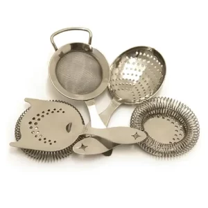 silver strainer set