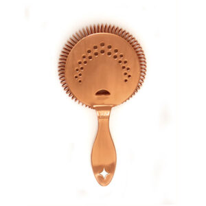 Bonzer Heritage Sprung Julep Strainer Copper