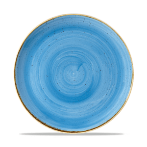 Churchill Super Vitrified Stonecast Coupe Plate Cornflower Blue 26cm/10.25"